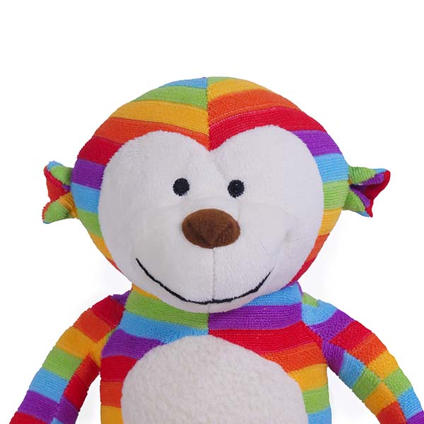 Chubleez Sonny Monkey Squeaky Dog Toy
