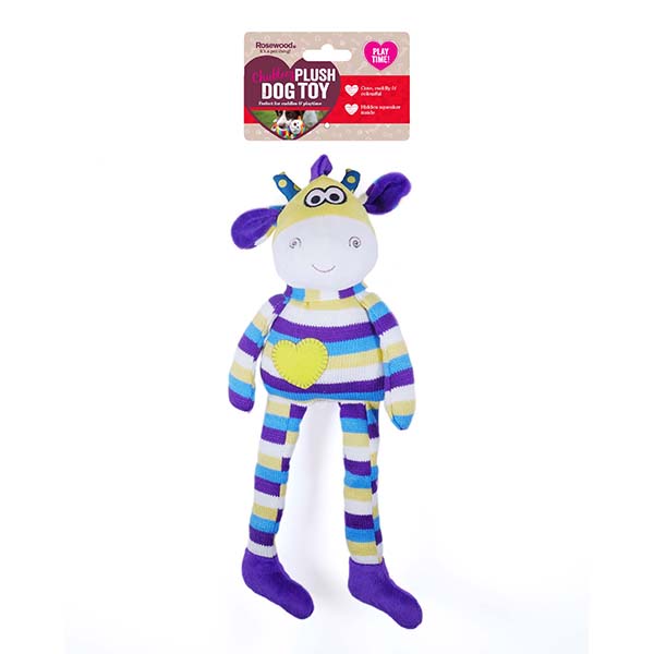 Rosewood Chubleez Georgie Giraffe Soft Squeaky Dog Toy