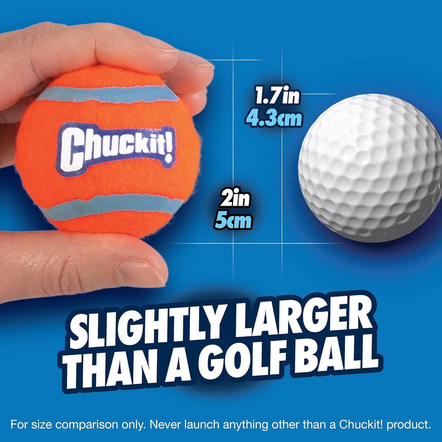 Chuckit! Tennis Ball Small 4.8cm 2 Pack