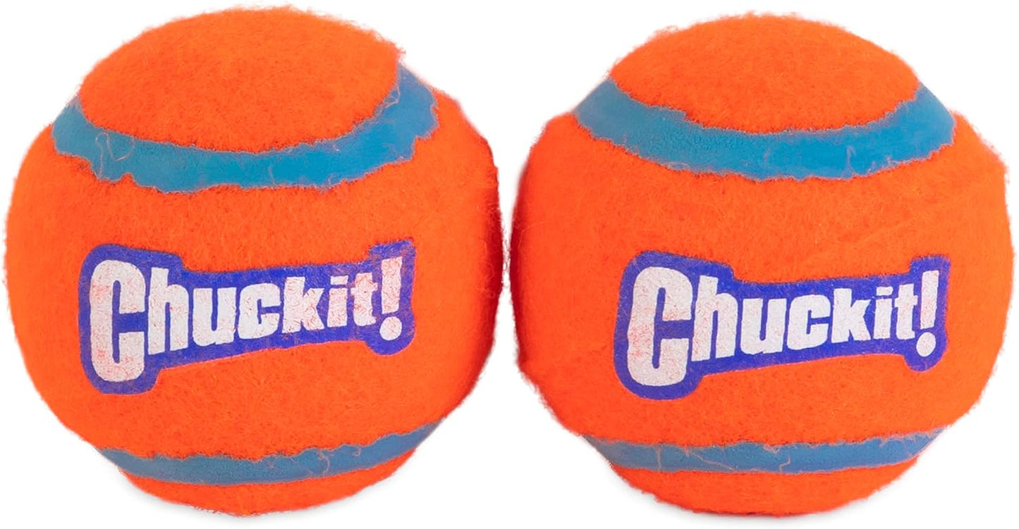 Chuckit! Tennis Ball 2 Pack Medium 6.5cm