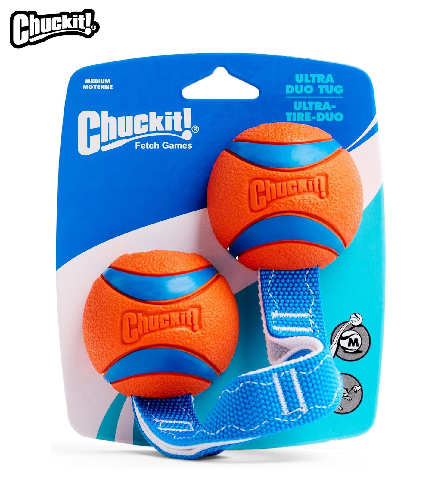 Chuckit! Ultra Tug Duo Medium 6.5cm