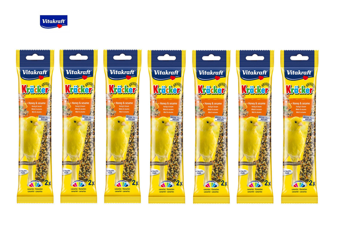 Vitakraft Kracker Canary Honey & Sesame Sticks 2pcs