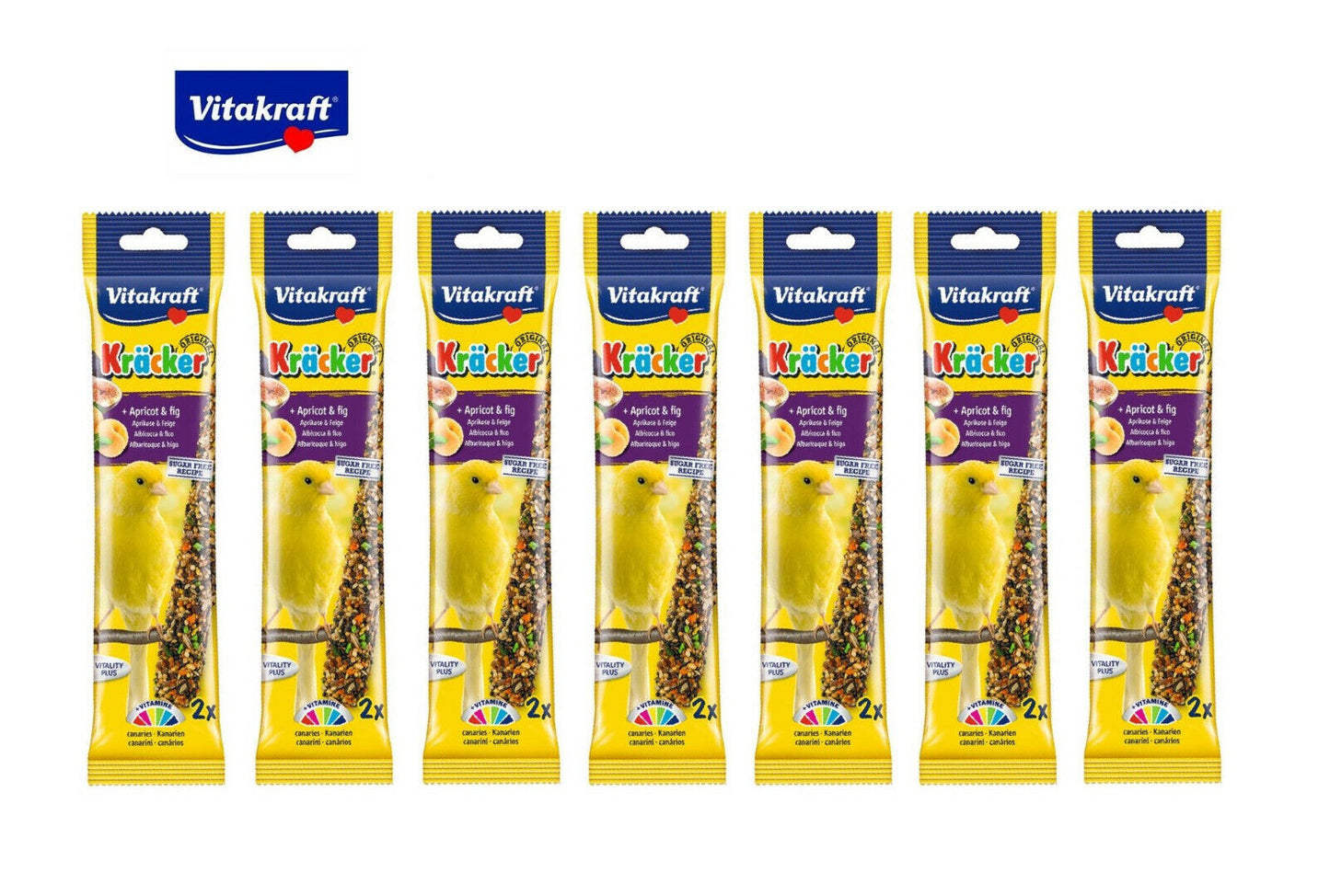 Vitakraft Kracker Canary Fruit Sticks Apricot & Fig 2pcs