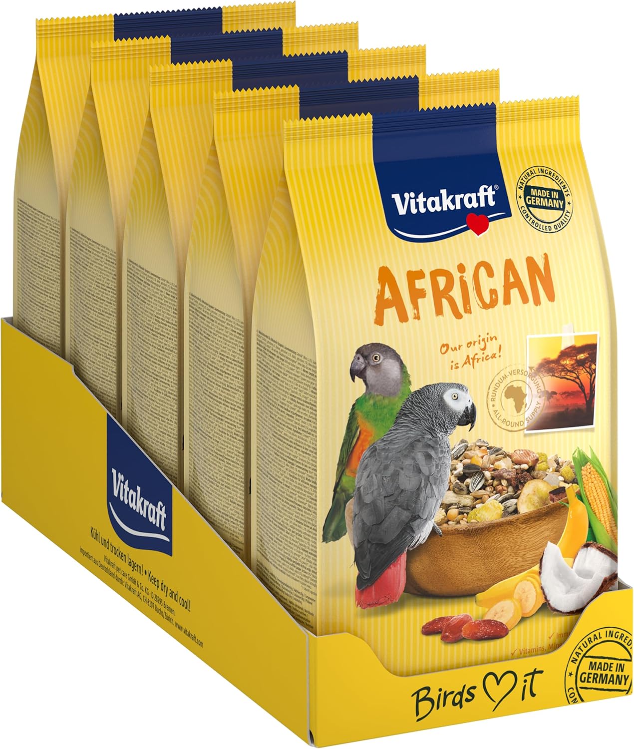 Vitakraft African Parrot Food Large Bird 750g