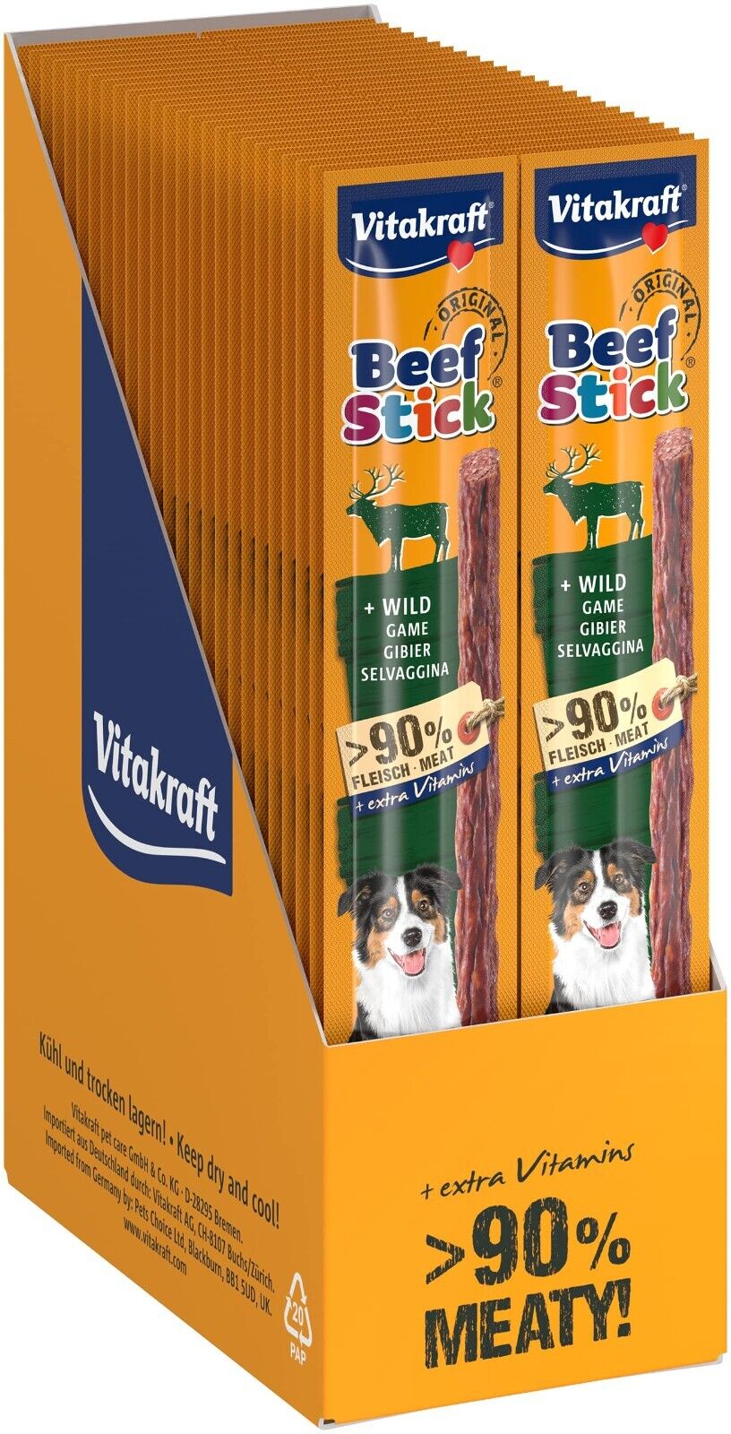 Vitakraft Beefstick With Wild Game 12g