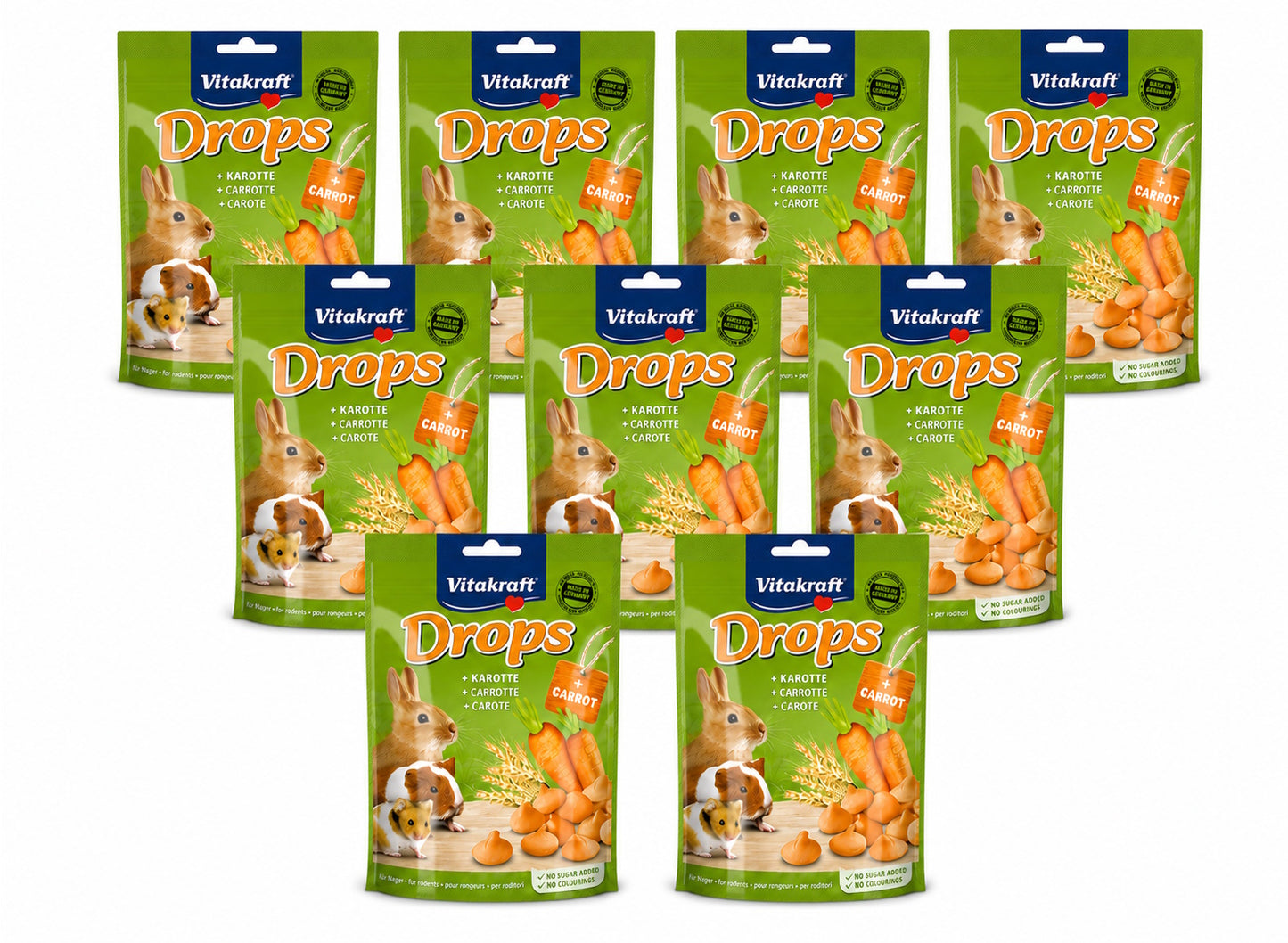 Vitakraft Carrot Small Animal Drops 75g