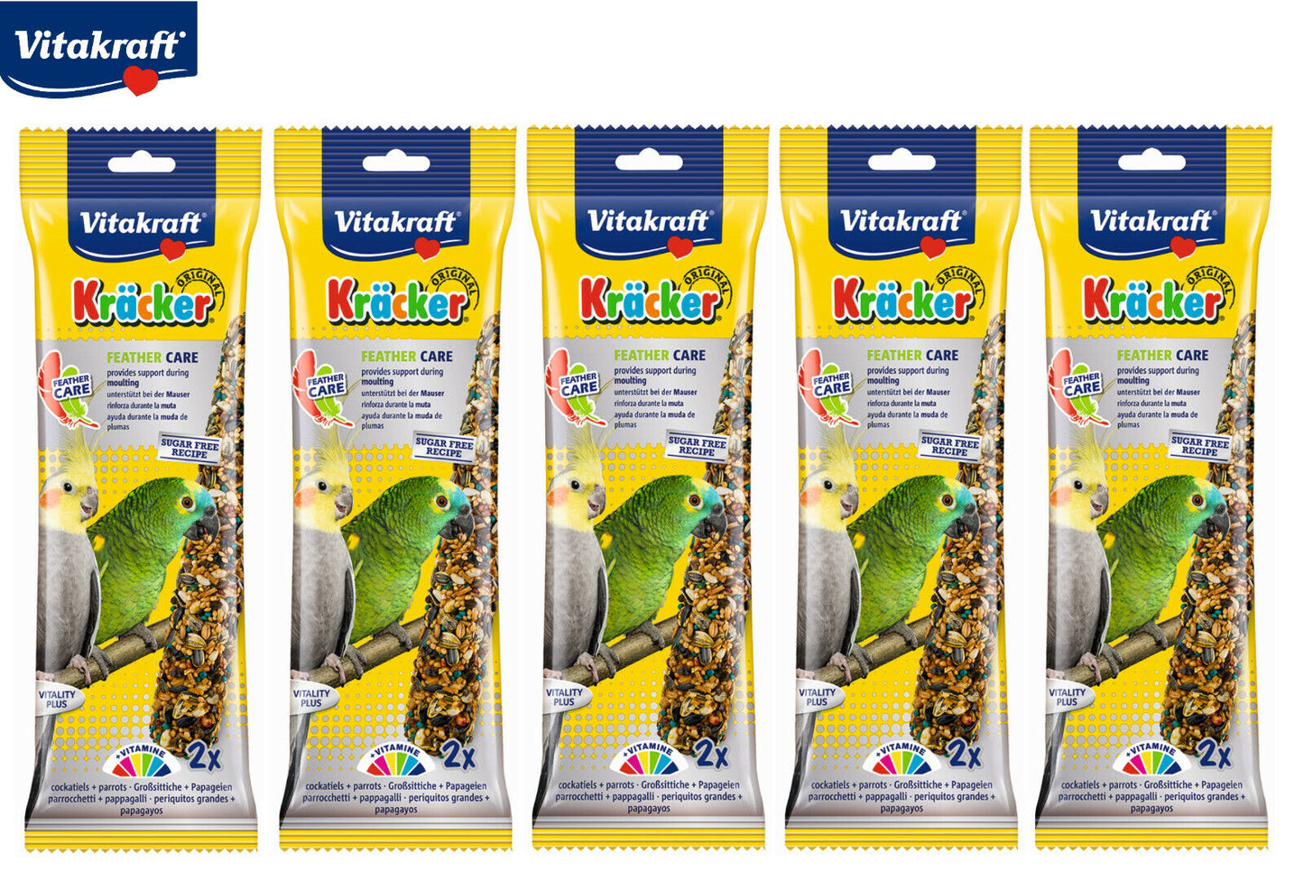 Vitakraft Cockateil & Parrot Feather Care Sticks 2pcs