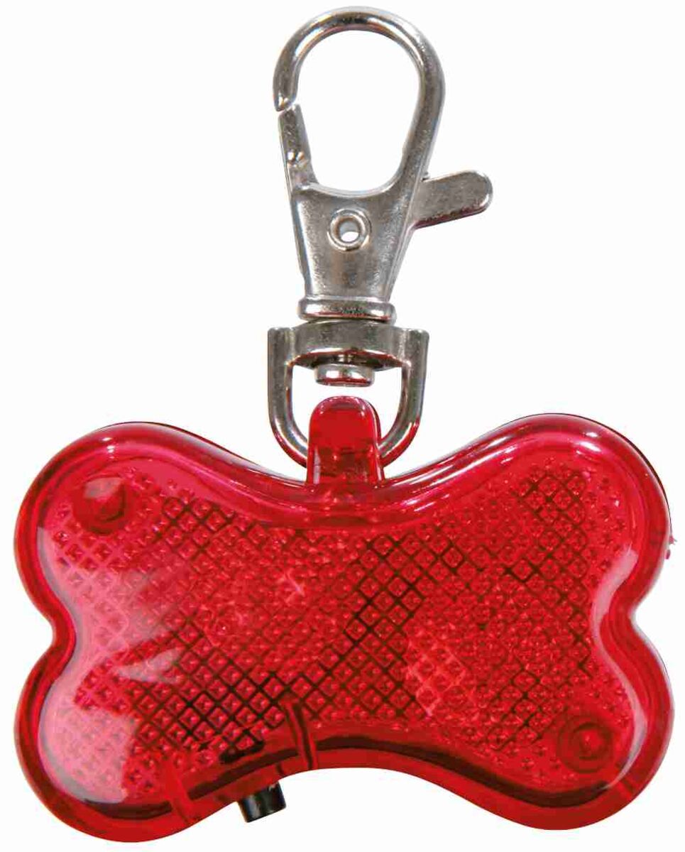 Trixie Flasher Red Bone Shaped