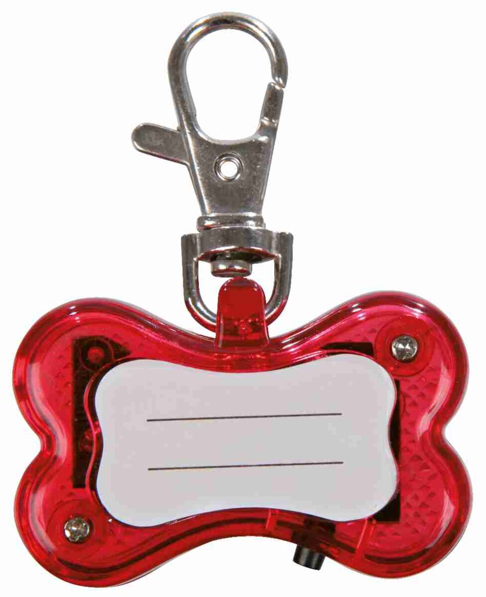 Trixie Flasher Red Bone Shaped