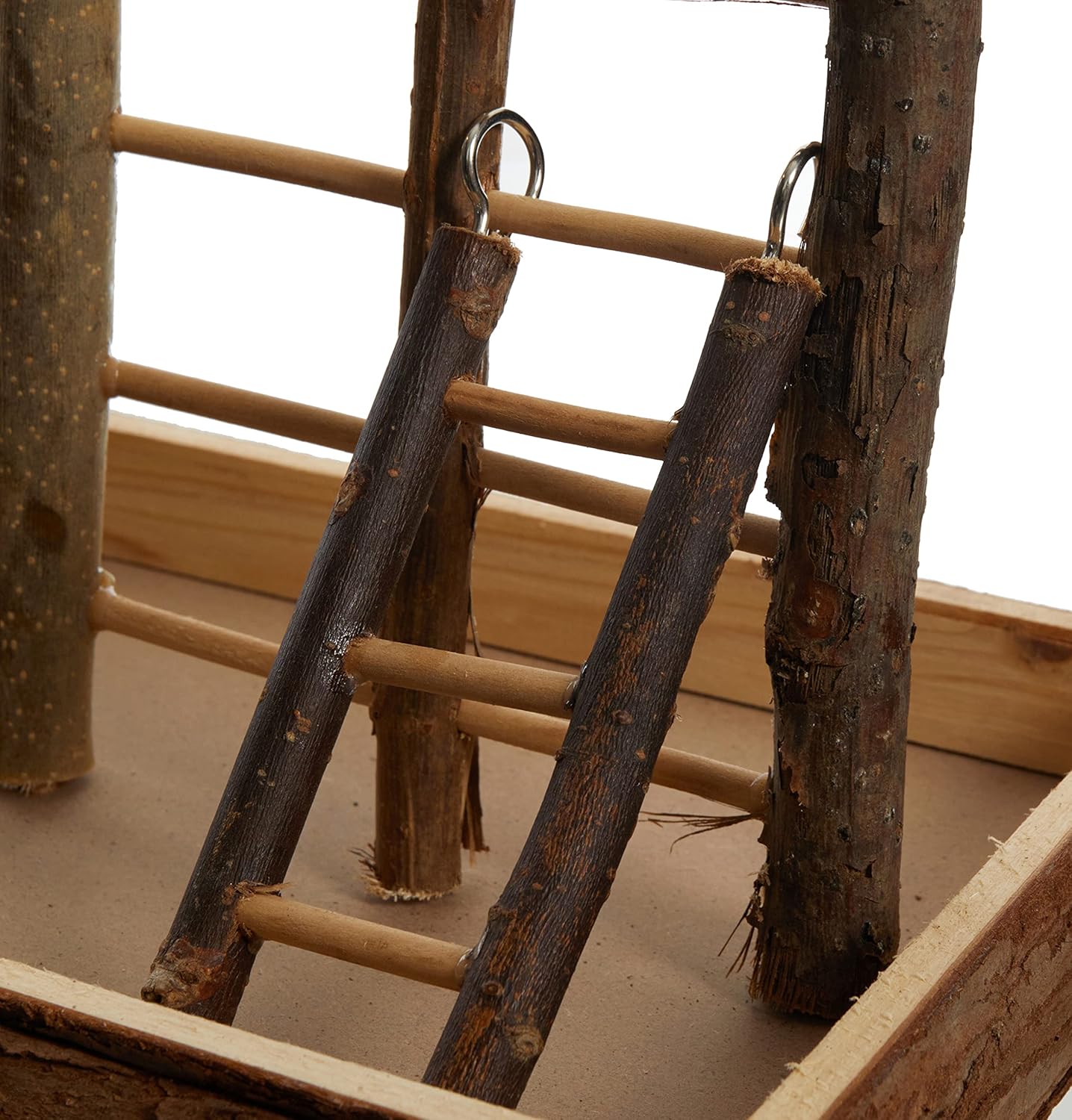Trixie Small Natural Wooden Playground For Birds 28 x 25 x 22cm