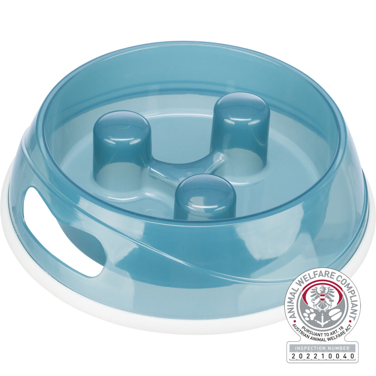 Trixie Slow Feed Dog Bowl 1.5ltr Assorted Colours