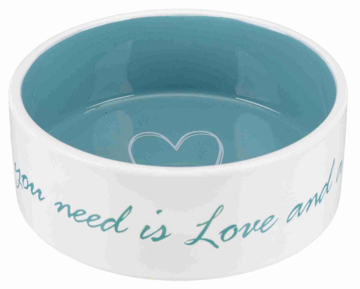 Trixie Ceramic Cream & Blue Dog Bowl 20cm