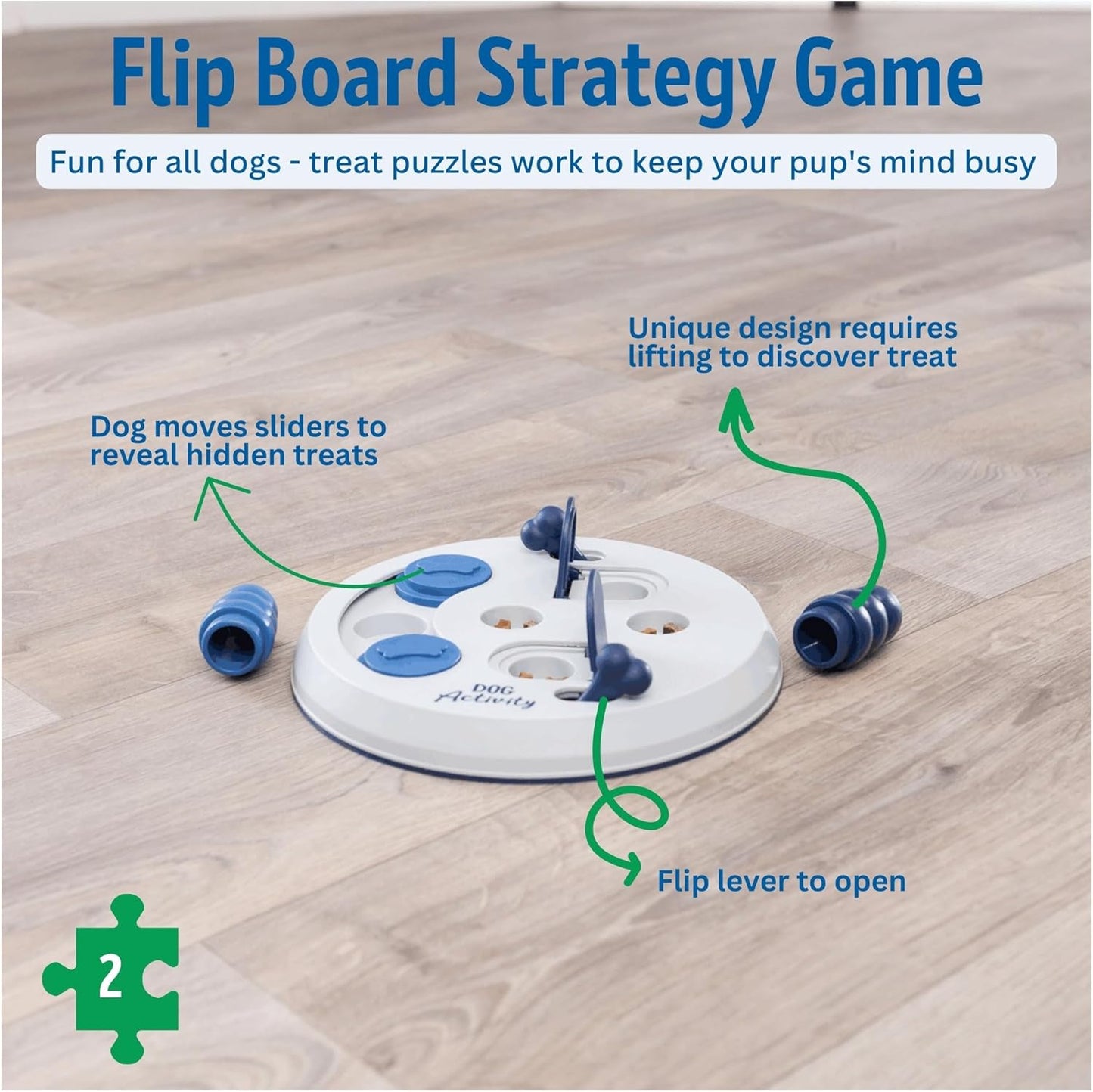 Trixie Dog Activity Flip Board Game 23cm