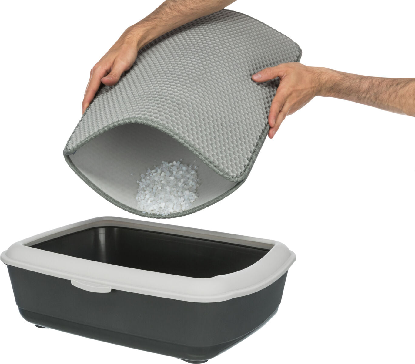 Trixie Cat Litter Tray Sieve Mat Grey 40 x 55cm