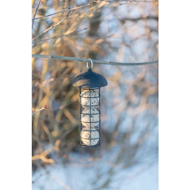 Trixie Hanging Fat ball Feeder Hammertone Black Metal