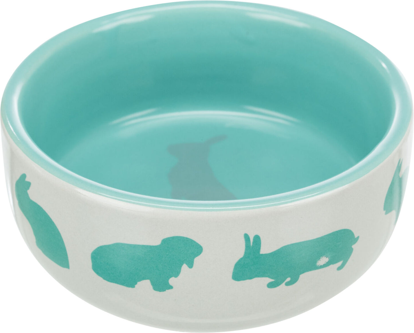 Trixie Ceramic Rabbit Motif Bowl 250ml 11cm