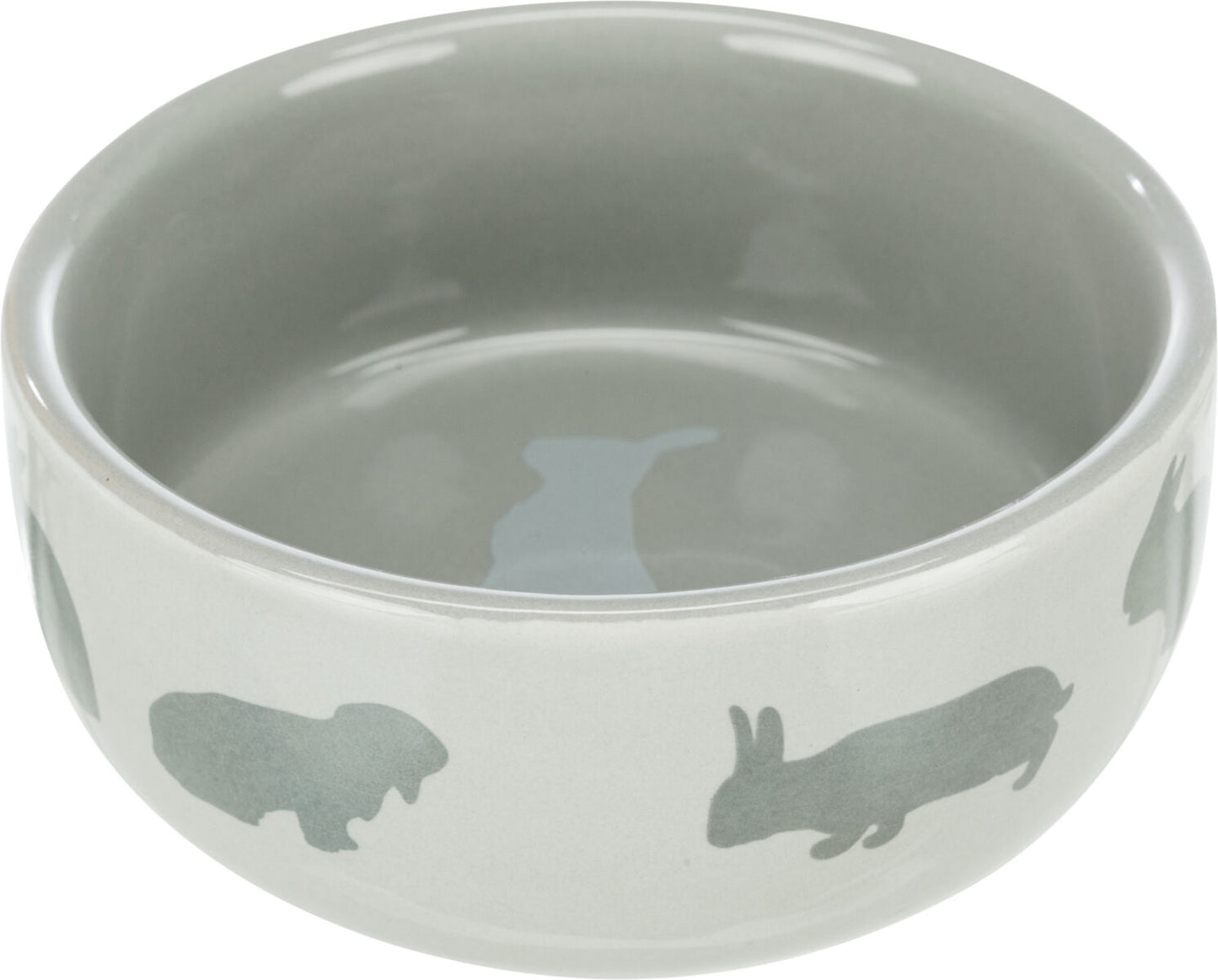 Trixie Ceramic Rabbit Motif Bowl 250ml 11cm