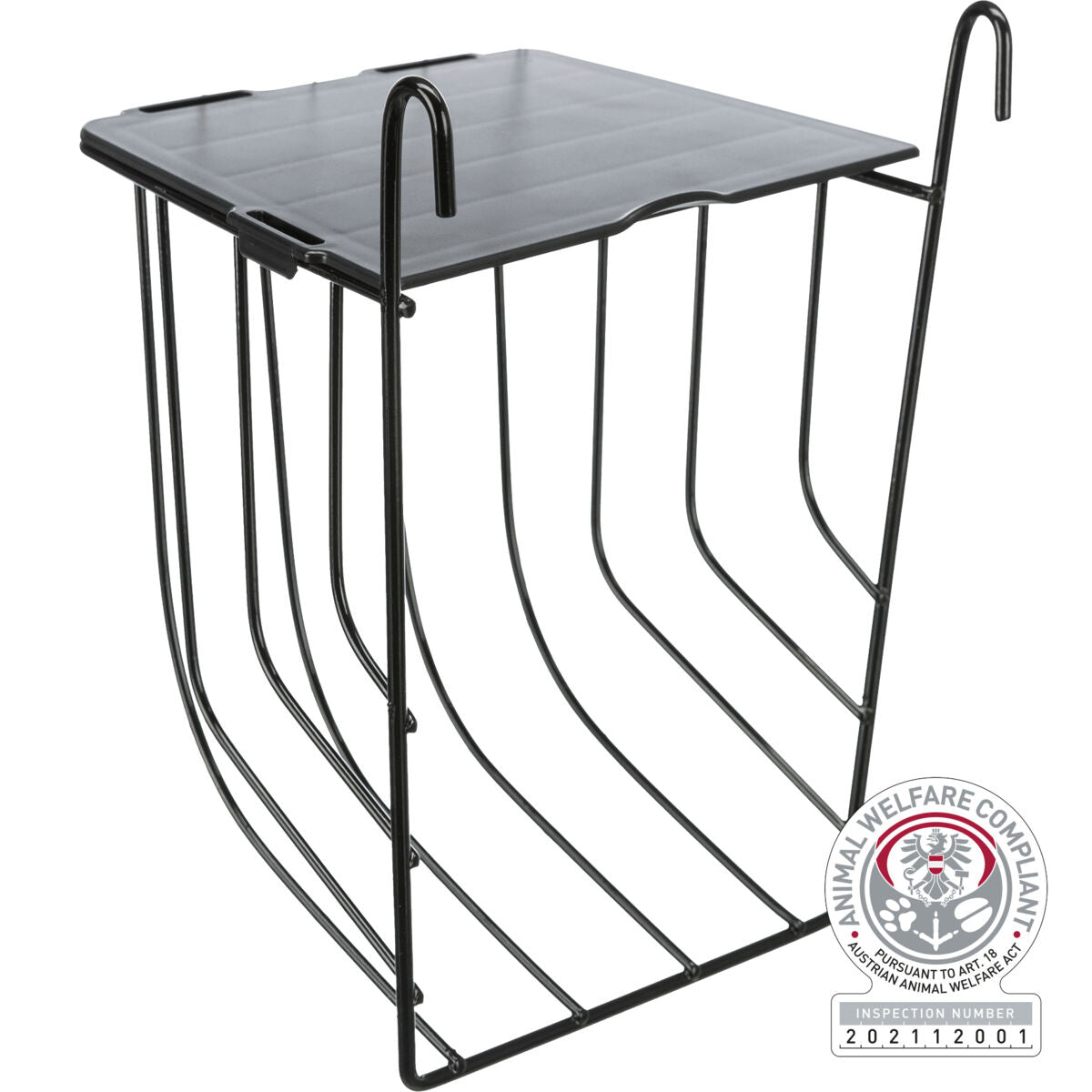 Trixie Hanging Metal Hay Manger With Lid