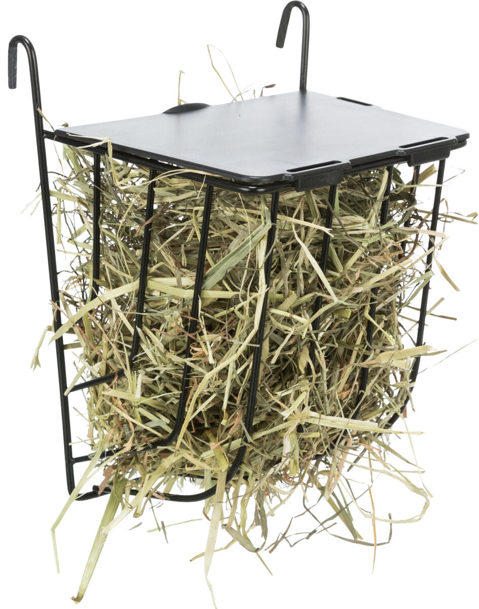Trixie Hanging Metal Hay Manger With Lid