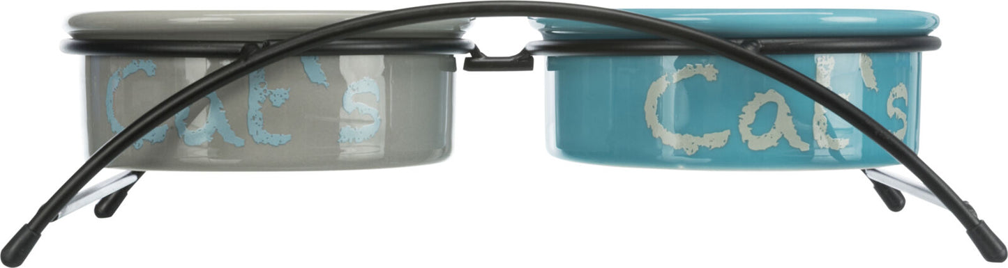 Trixie Eat On Feet Ceramic Bowl Cat Set