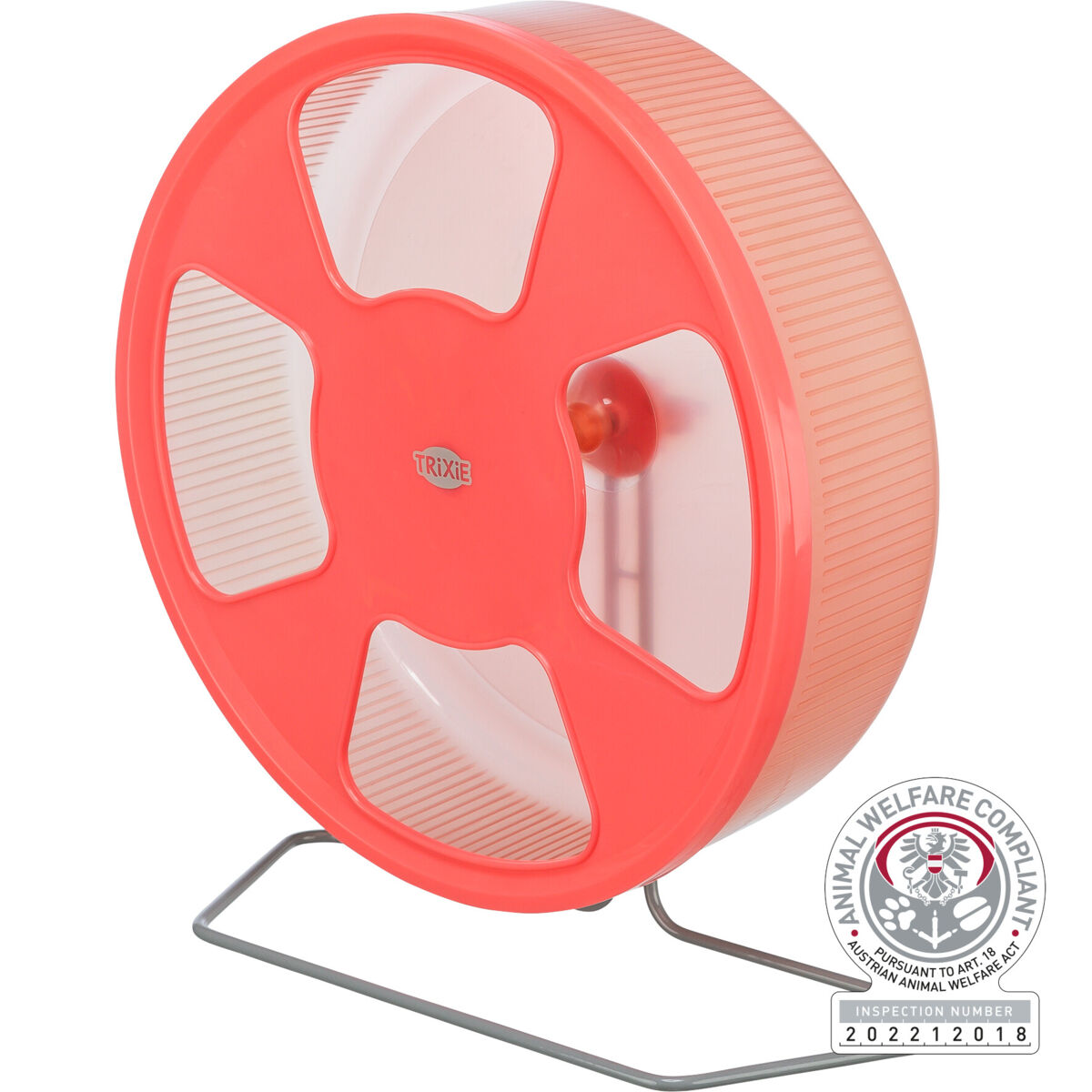 Trixie Plastic Rodent Wheel 28cm 11" Assorted Colours