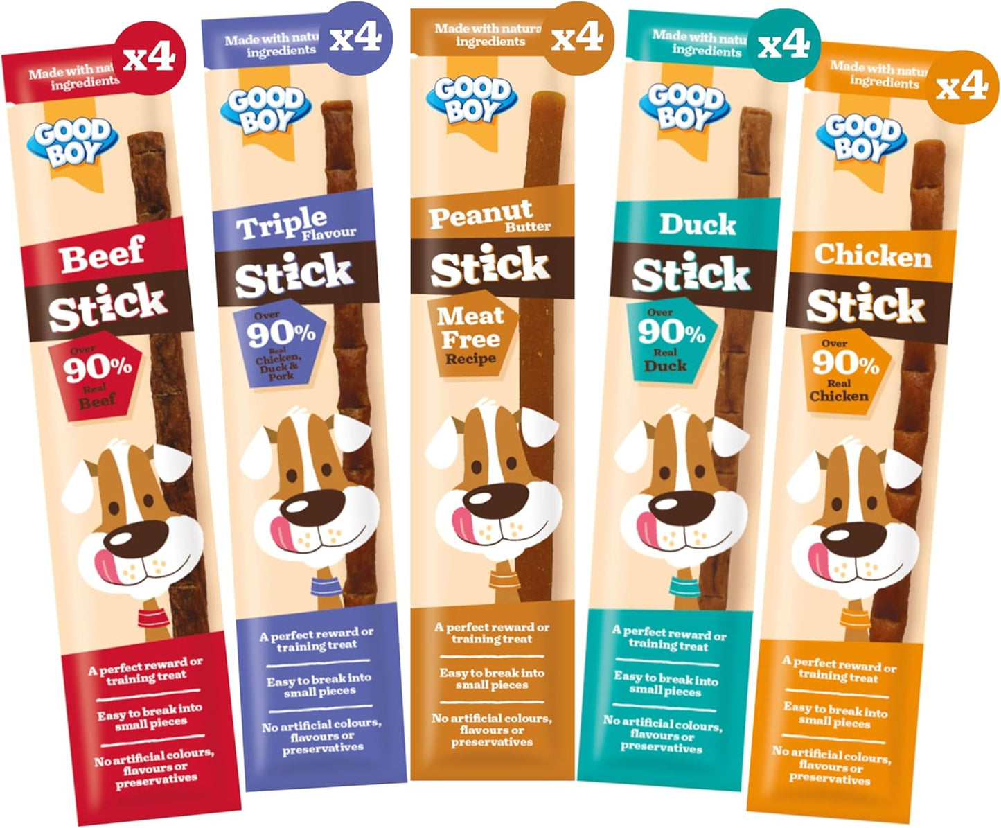 Good Boy Variety Box 20 Meaty Sticks