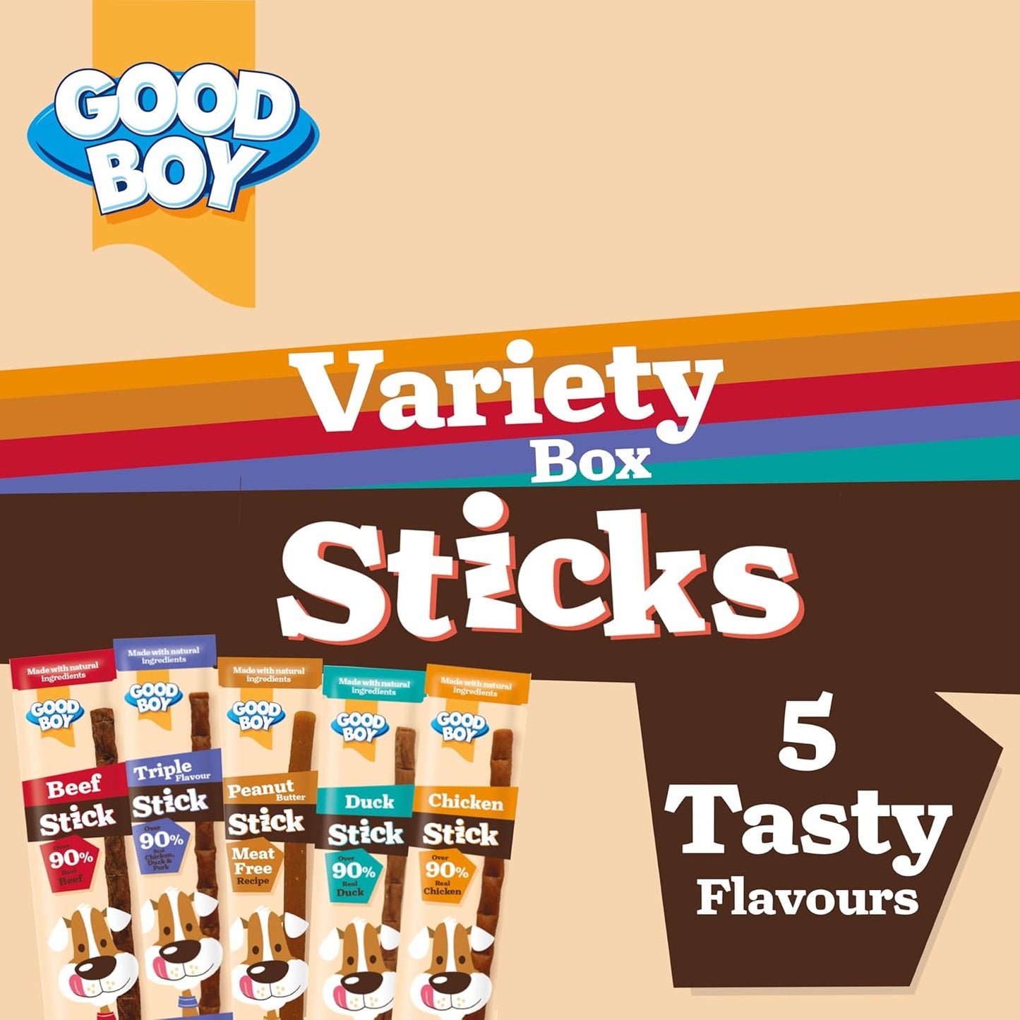 Good Boy Variety Box 20 Meaty Sticks
