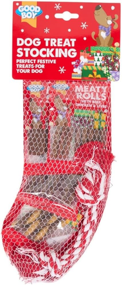 Good Boy Dog Treat Stocking 2026