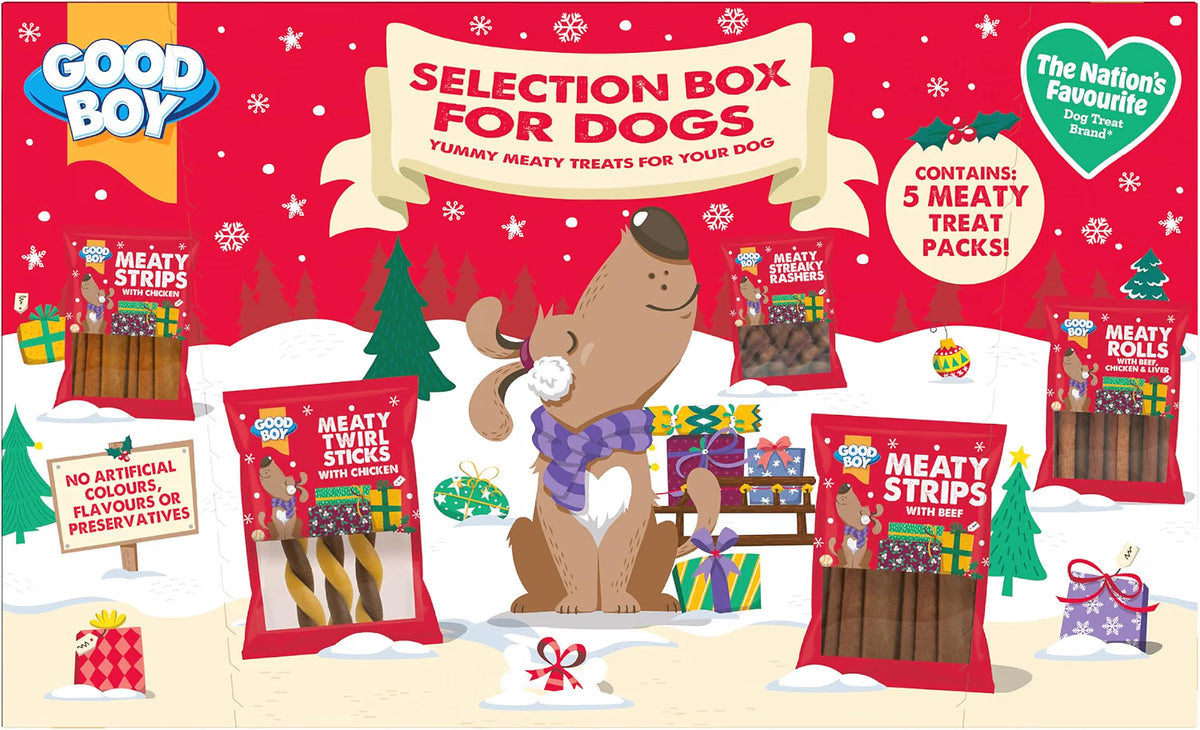 Good Boy Christmas Selection Pack Dog Treats 150g