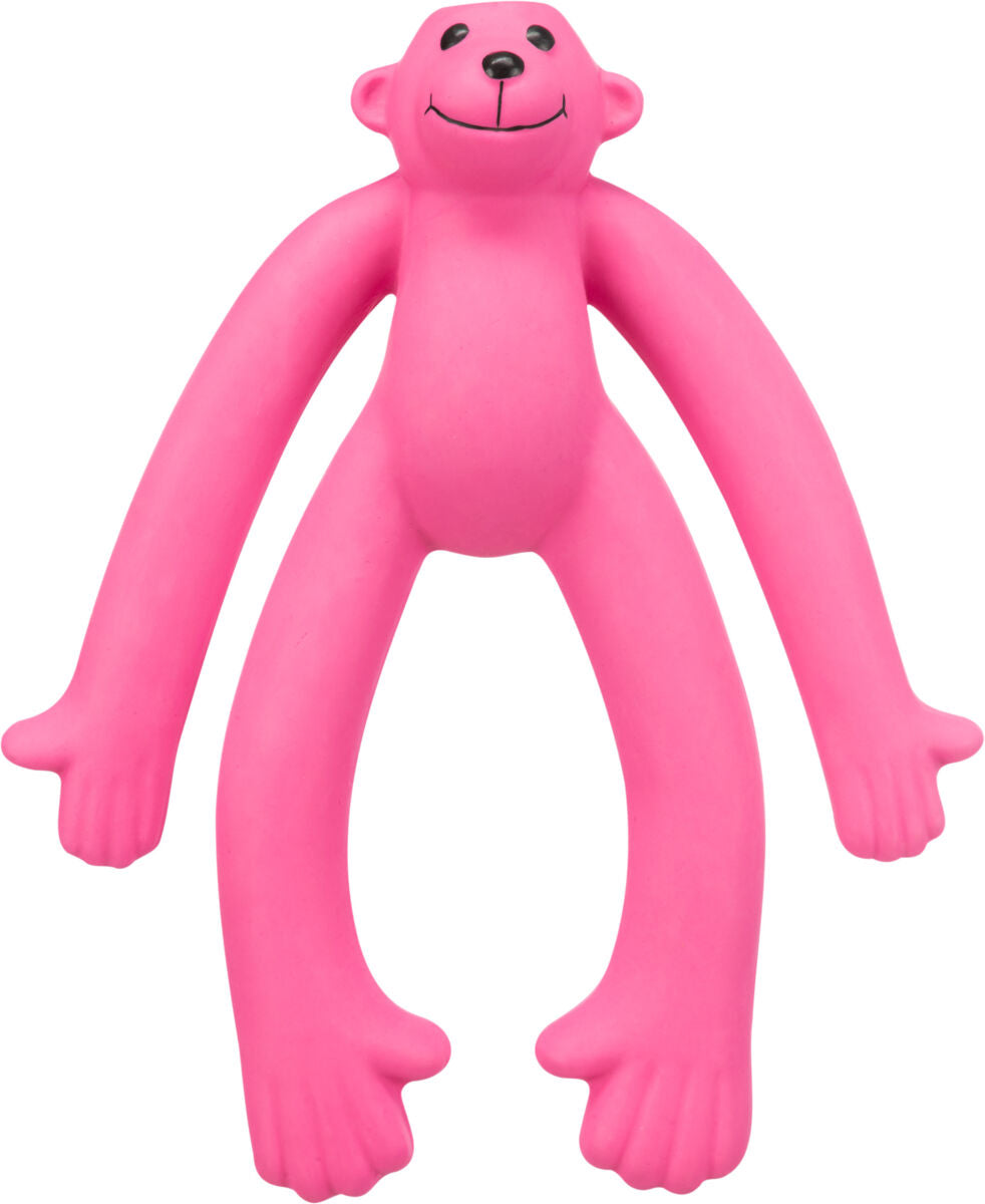 Trixie Latex Squeaky Monkey 25cm Assorted Colours