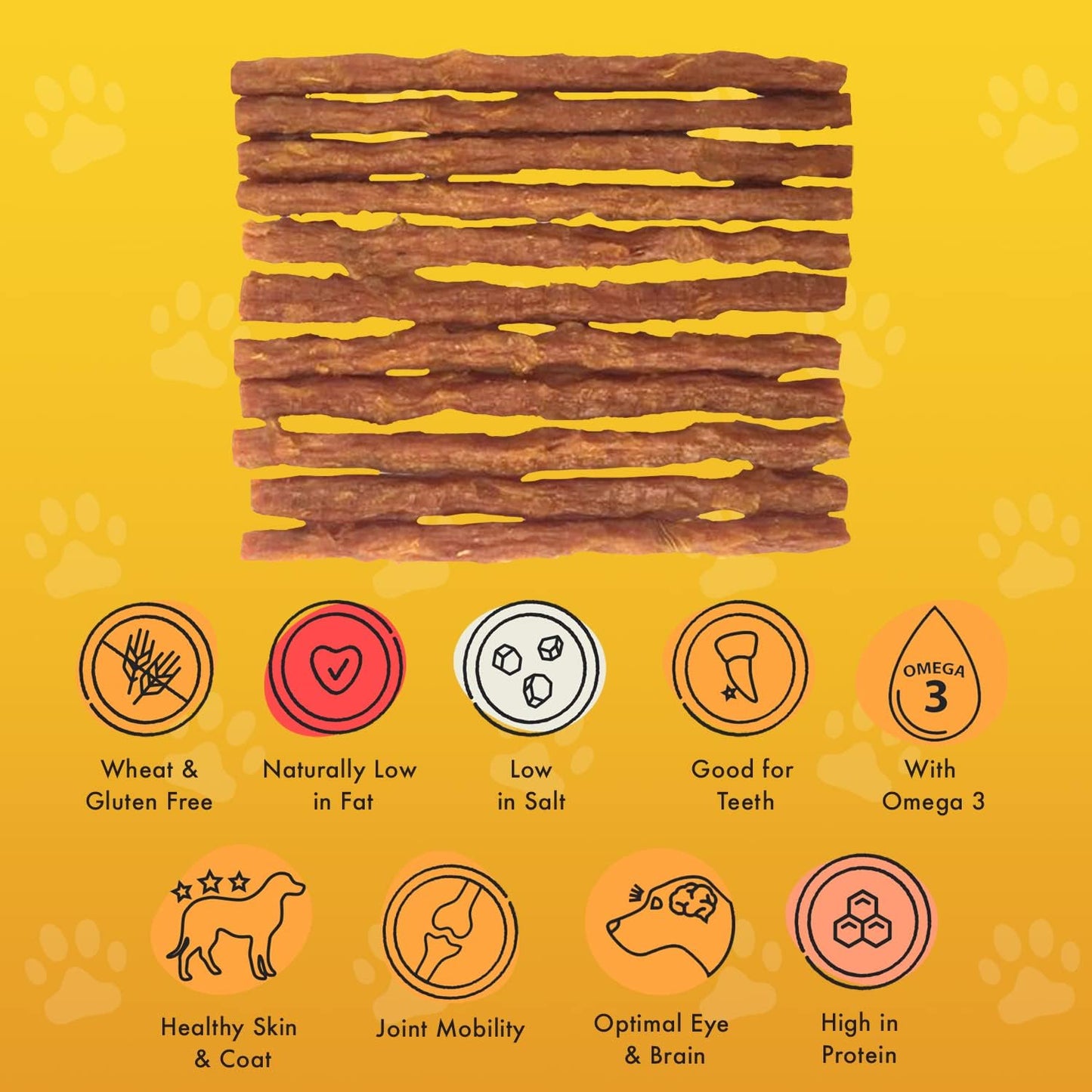 Pet Munchies Wild Salmon & Sweet Potato Sticks 90g