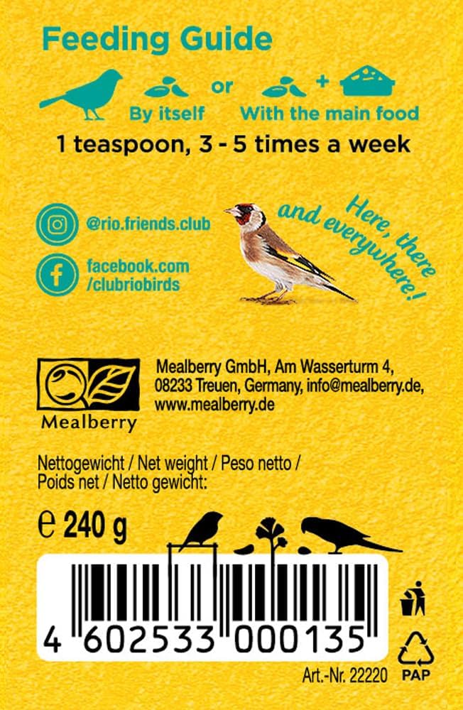 Rio Wild Seeds Treat Mix 240g