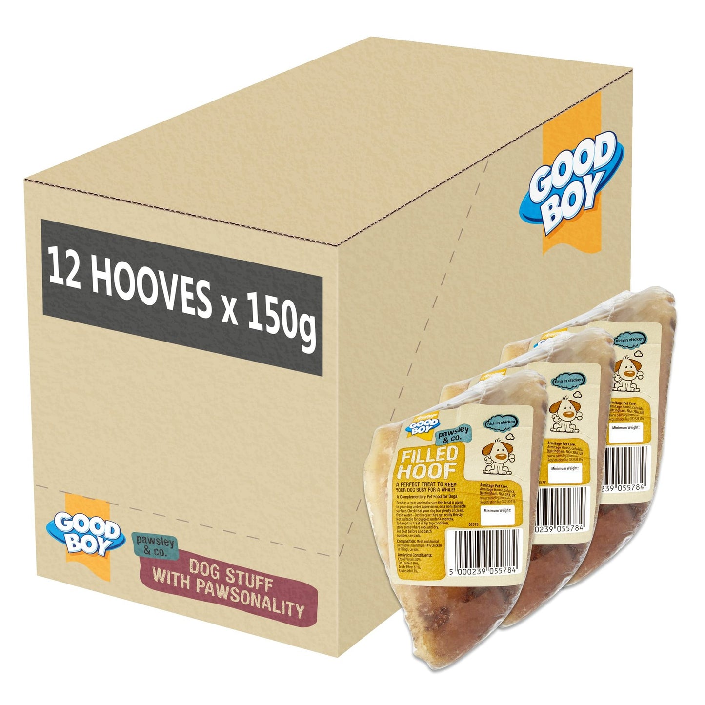 Good Boy Filled Hooves 150g