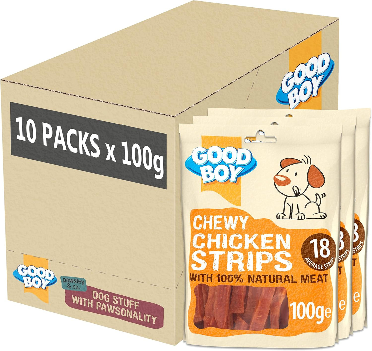 Good Boy Chicken Strips 100g