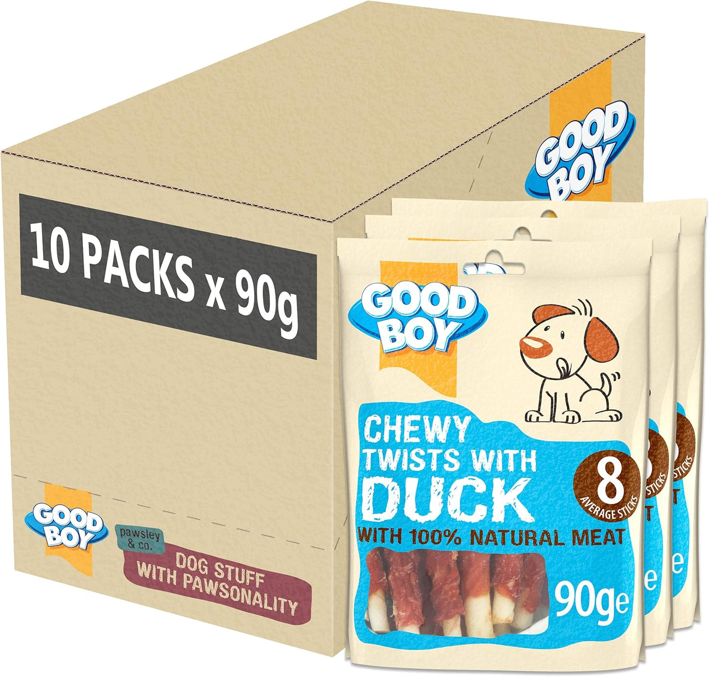 Good Boy Chewy Twists With Duck 90g