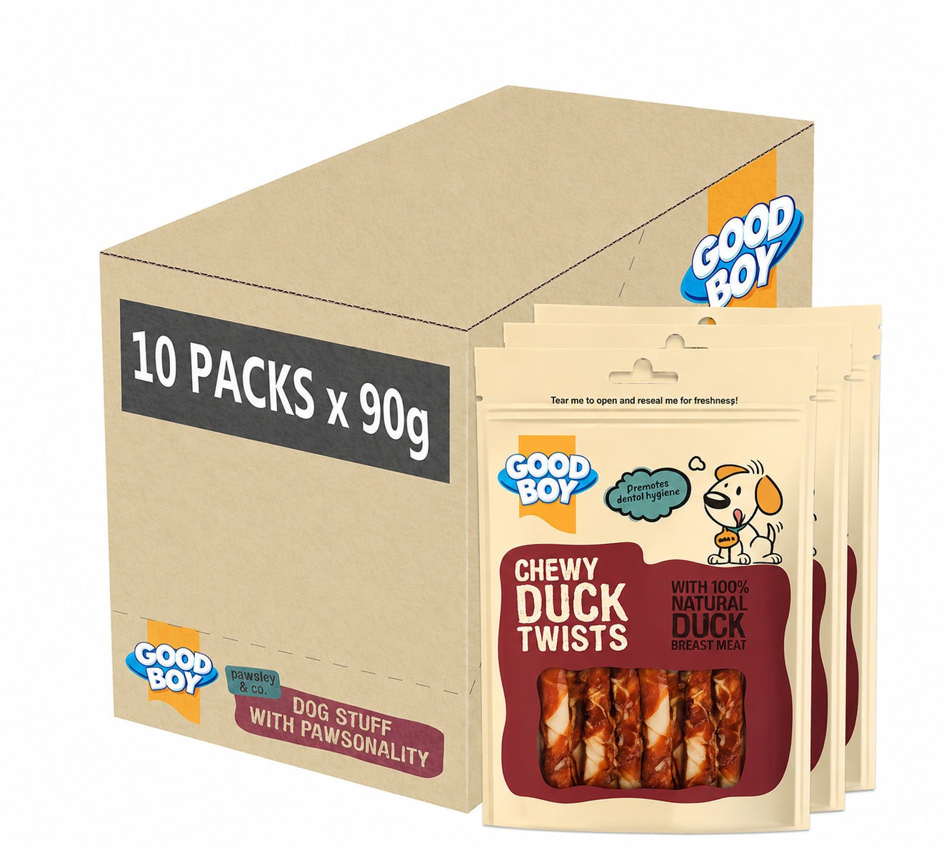 Good Boy Chewy Twists With Duck 90g