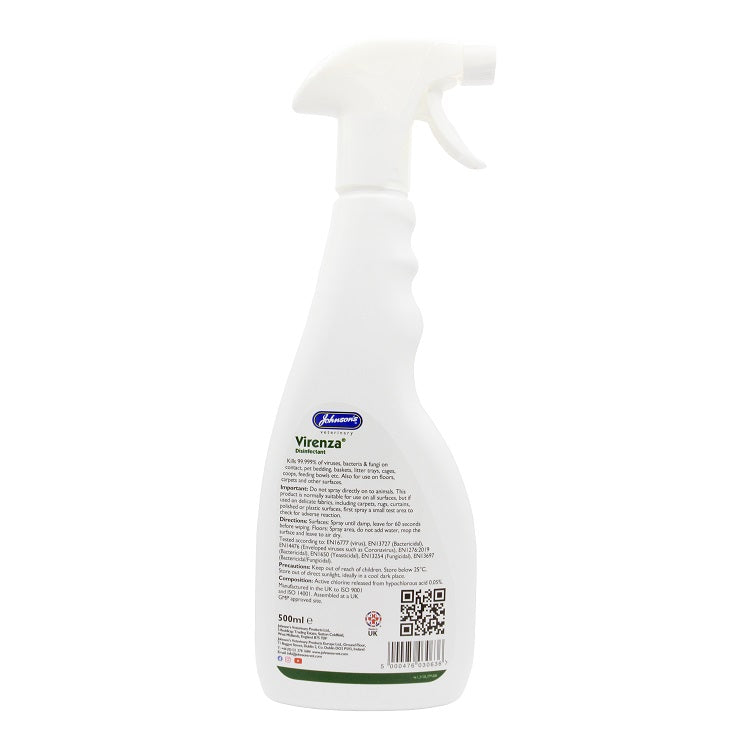 Johnson's Veterinary Virenza Disinfectant 500ml