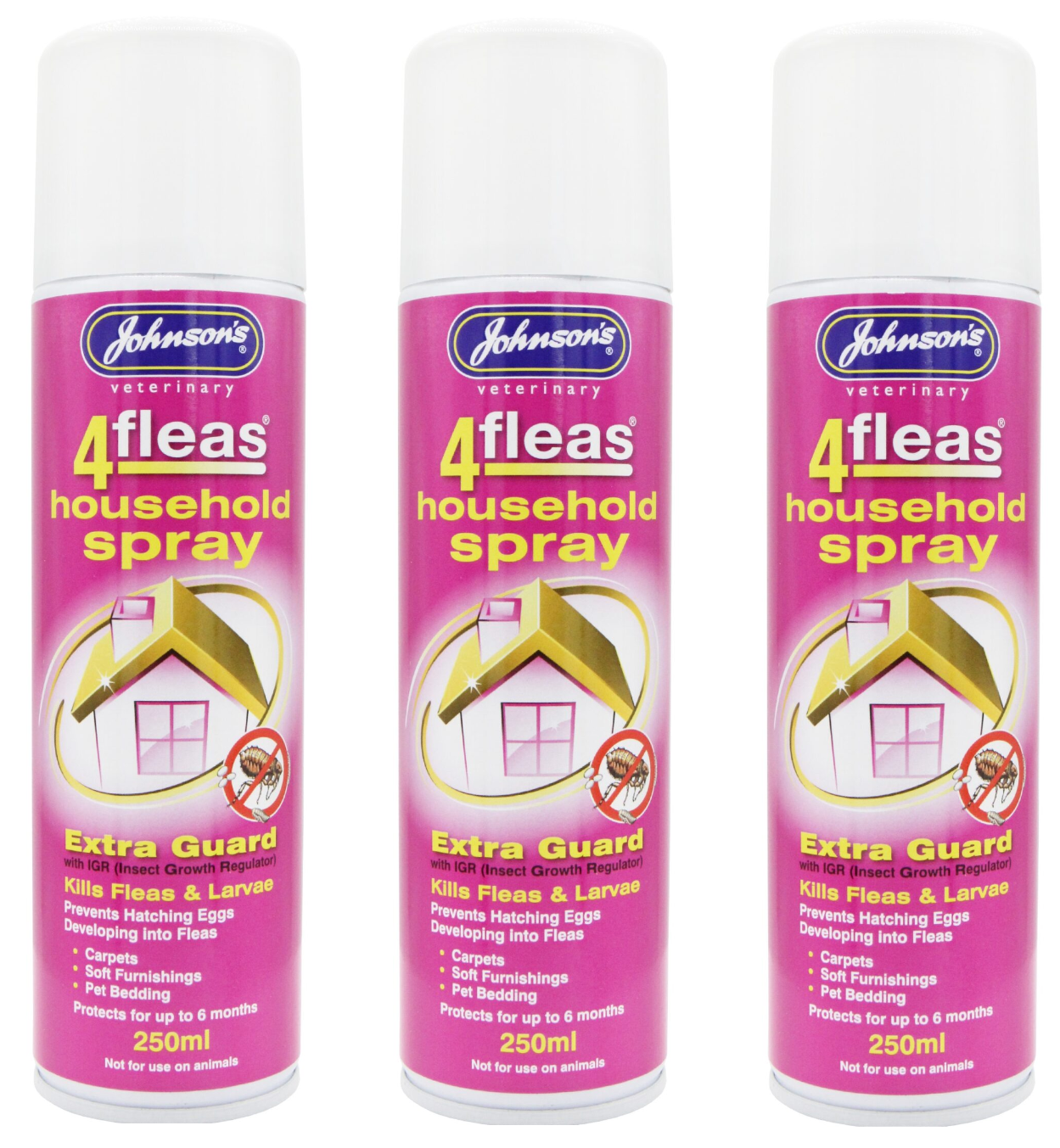 Johnson's Veterinary 4Fleas Household Flea Spray 250ml