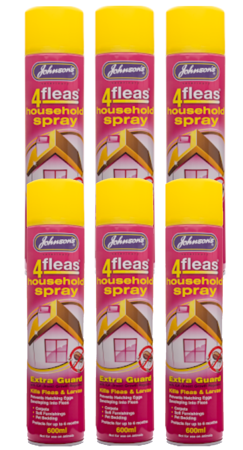 Johnson's Veterinary 4Fleas Household Spray 600ml
