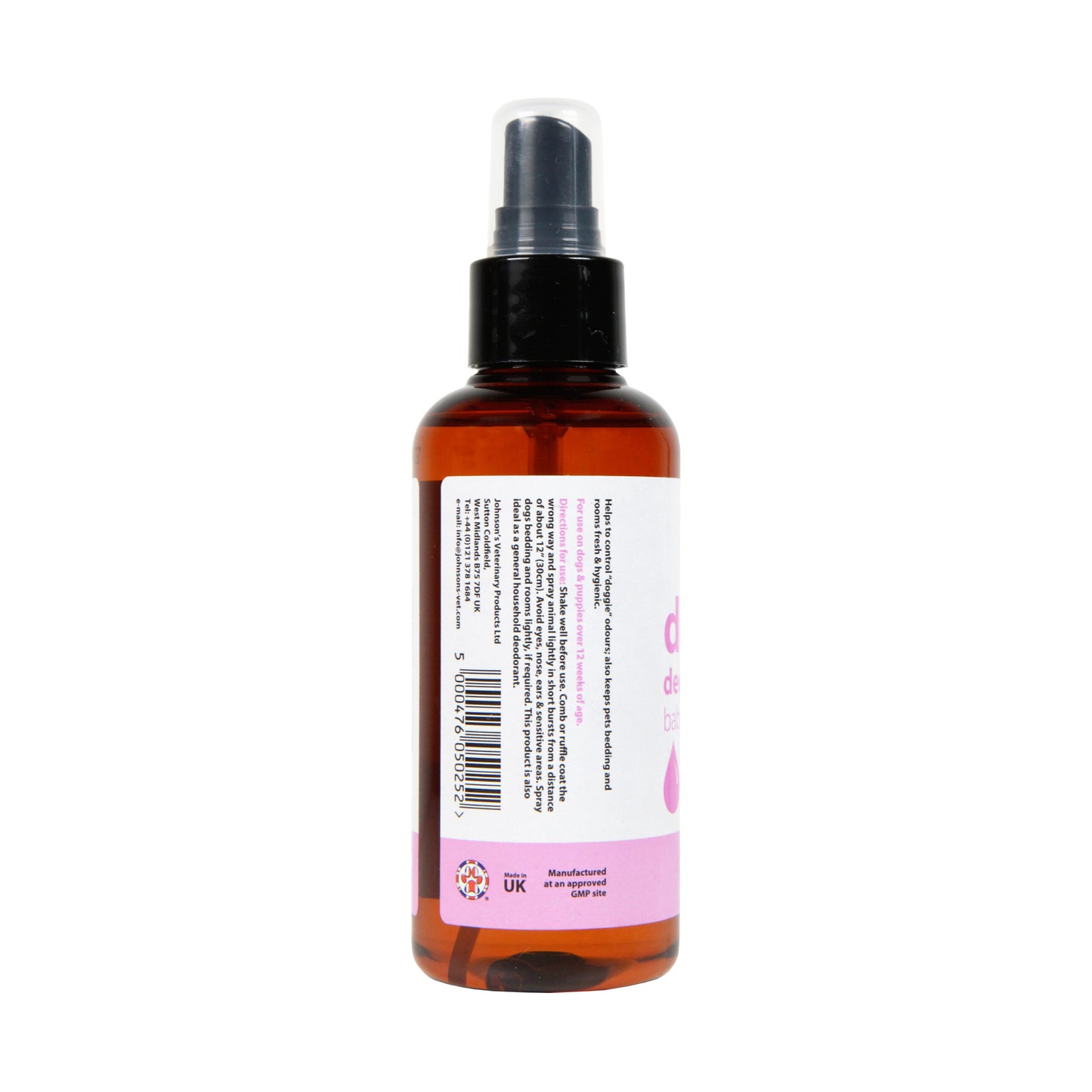Johnsons Dog Deodorant Spray Baby Fresh 150ml