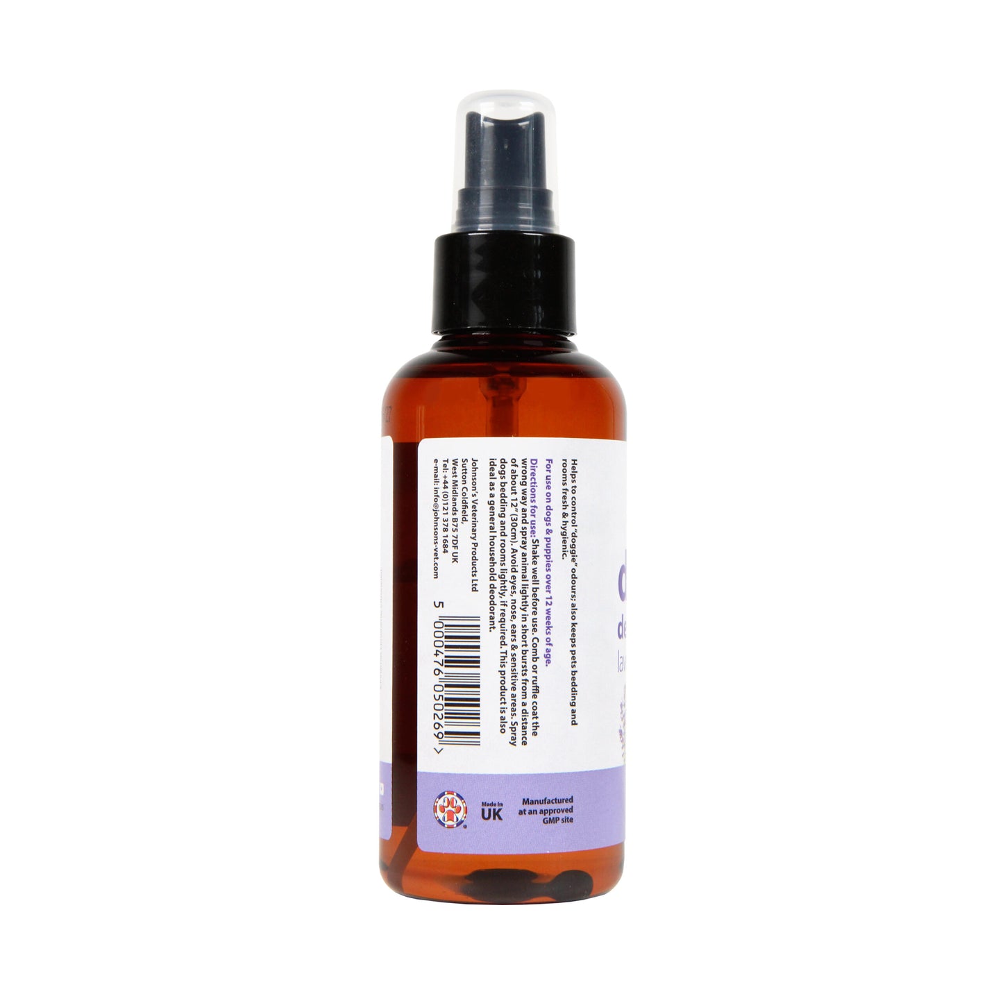 Johnsons Dog Deodorant Spray Lavender 150ml