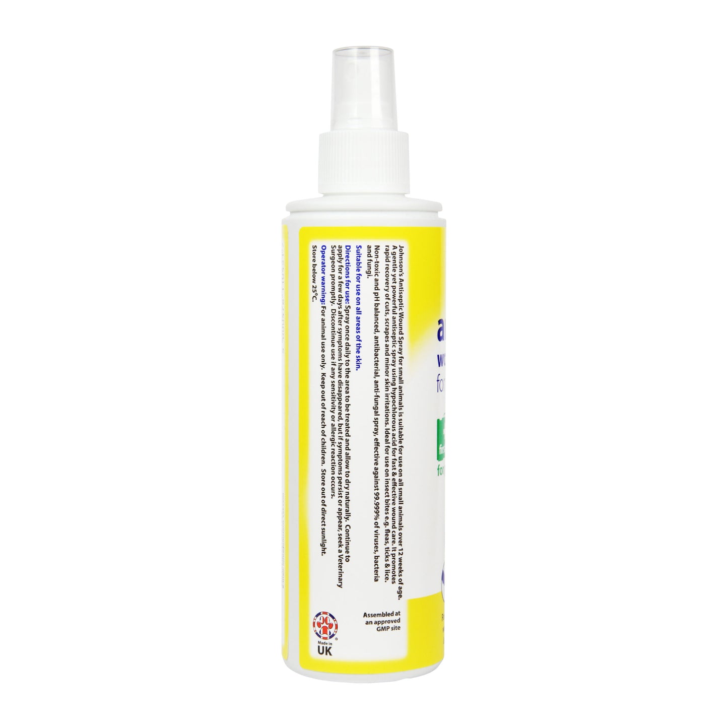 Johnson's Veterinary Antiseptic Wound Spray For Small Animals 200ml