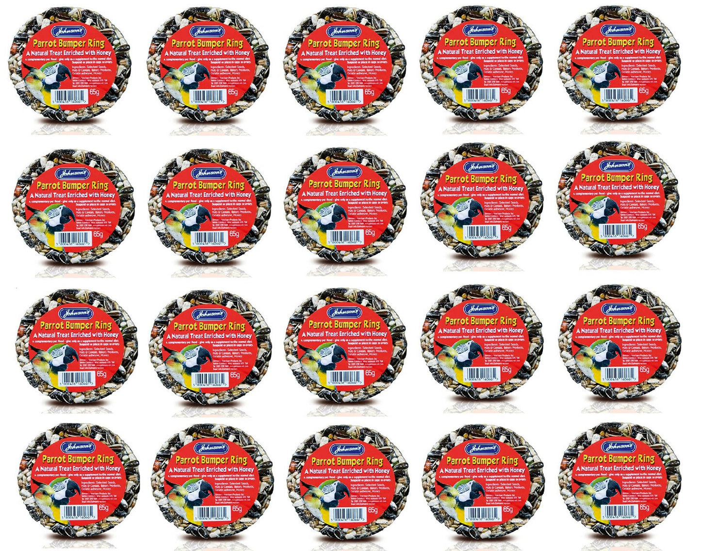 Johnson's Veterinary Parrot Bumper Ring Parrot Treat