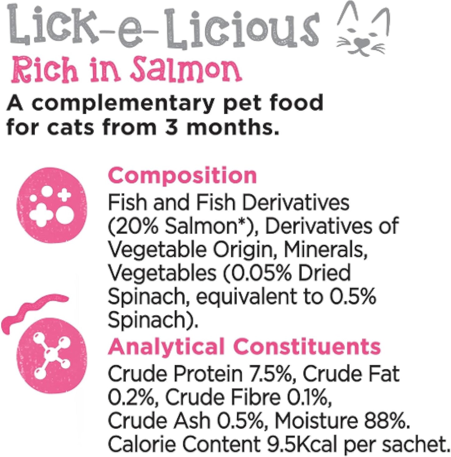 Webbox Lick E Licious Salmon 4 x 20g Sachets
