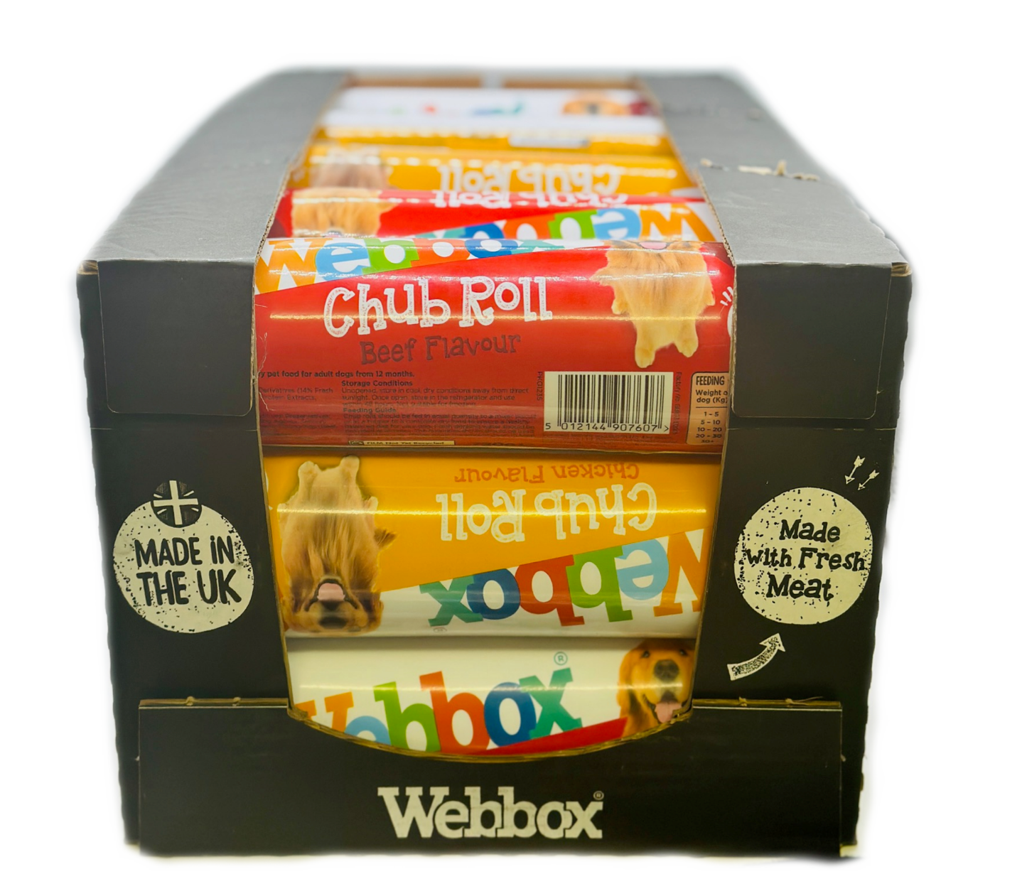 Webbox Assorted Flavour Chub Roll 720g