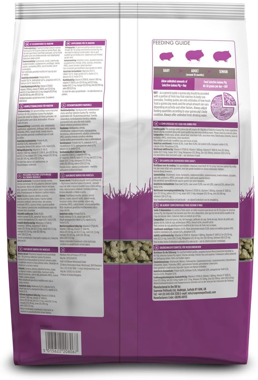 Selective Guinea Pig Food 1.5kg
