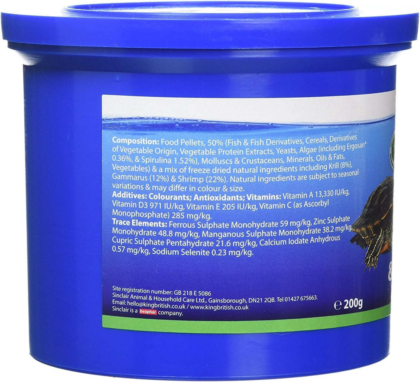 King British Turtle & Terrapin Food 200g