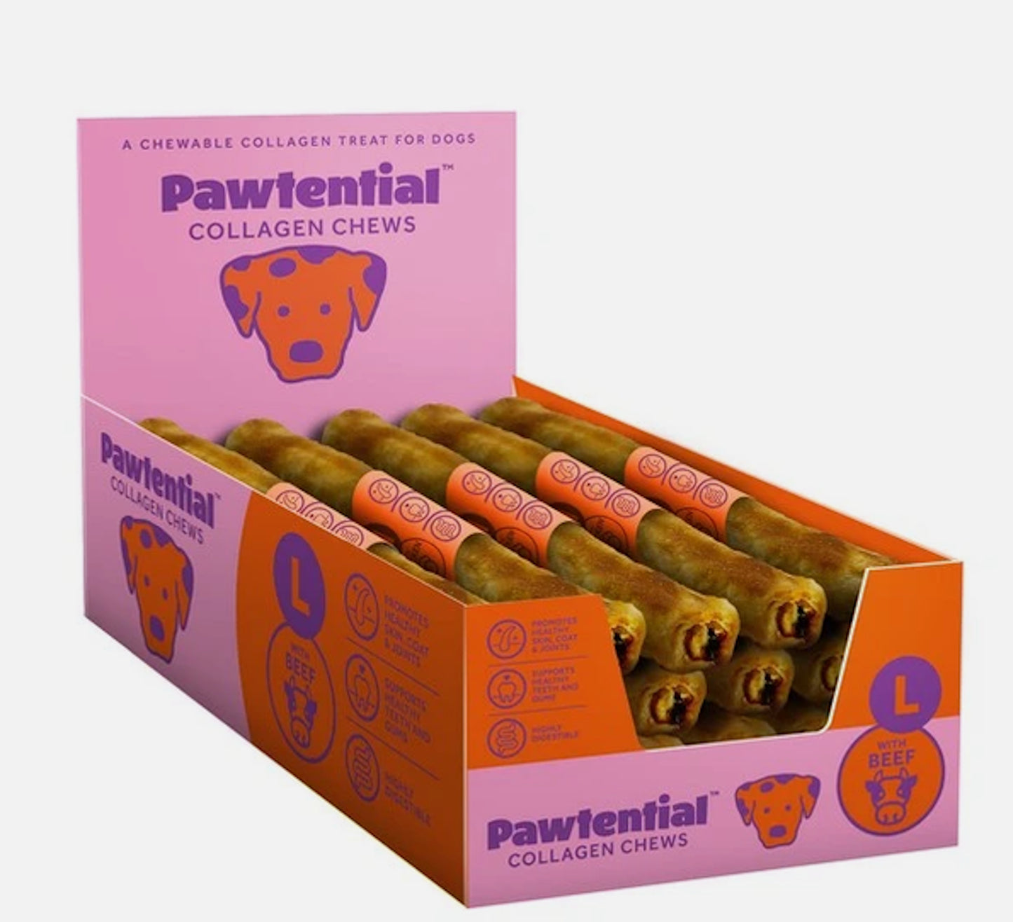 Pawtential Collagen Chew Beef Flavour large 110G