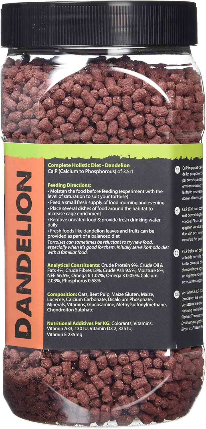 Komodo Tortoise Food Dandelion 340g