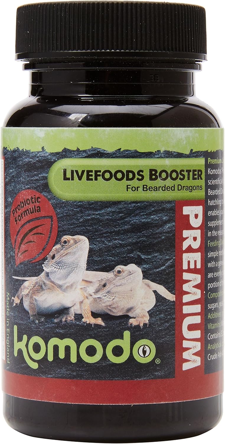 Komodo Premium Livefoods Booster For Bearded Dragons 75g
